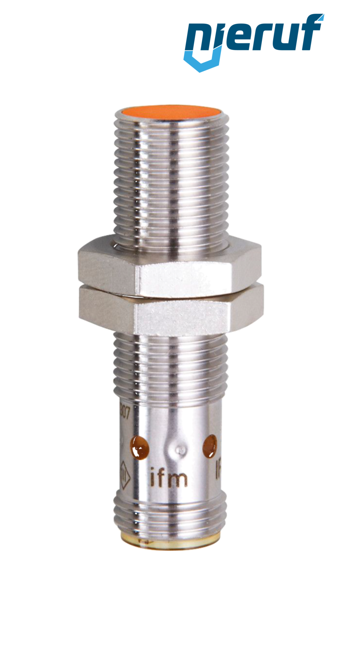 Induktiver Sensor IFS204 PR05 für pneumatische Stoffschieber Typ SR  Nennweite DN50 bis DN150