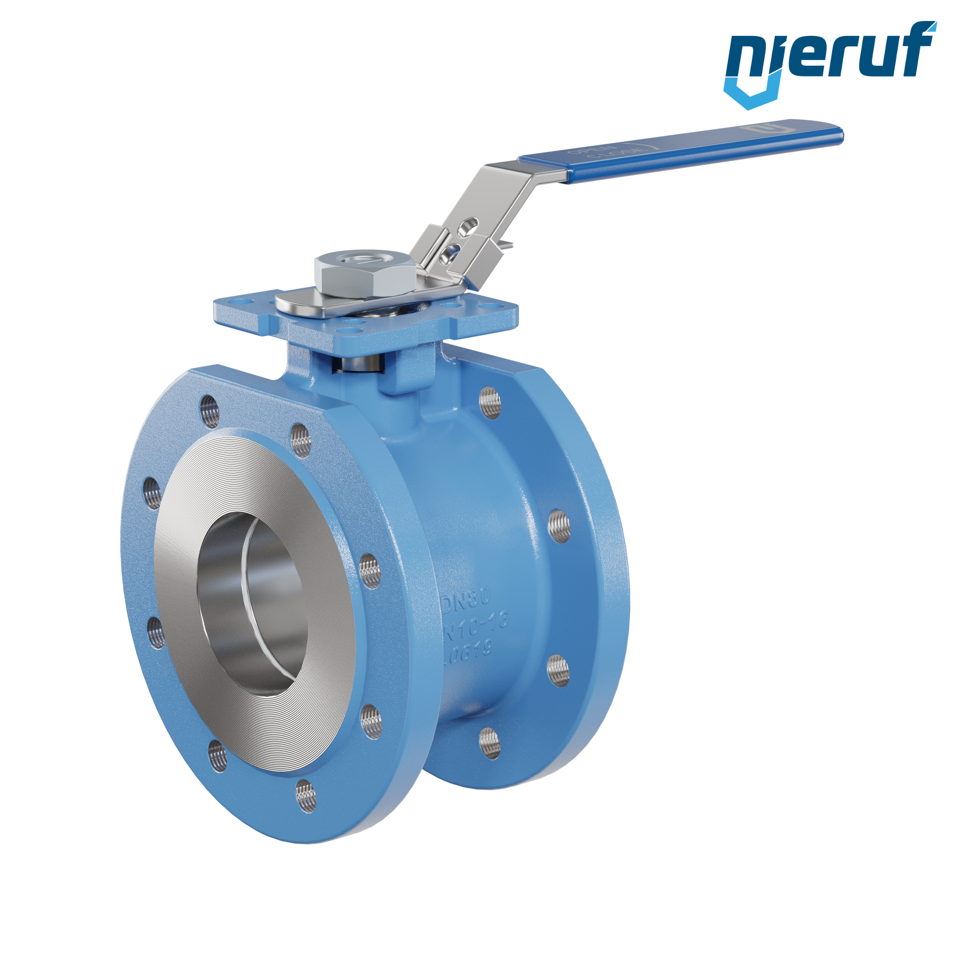 valvola a sfera dal design compatto DN80 PN16 FK03 acciaio fuso 1.0619 sfera in acciaio inossidabile 1.4408