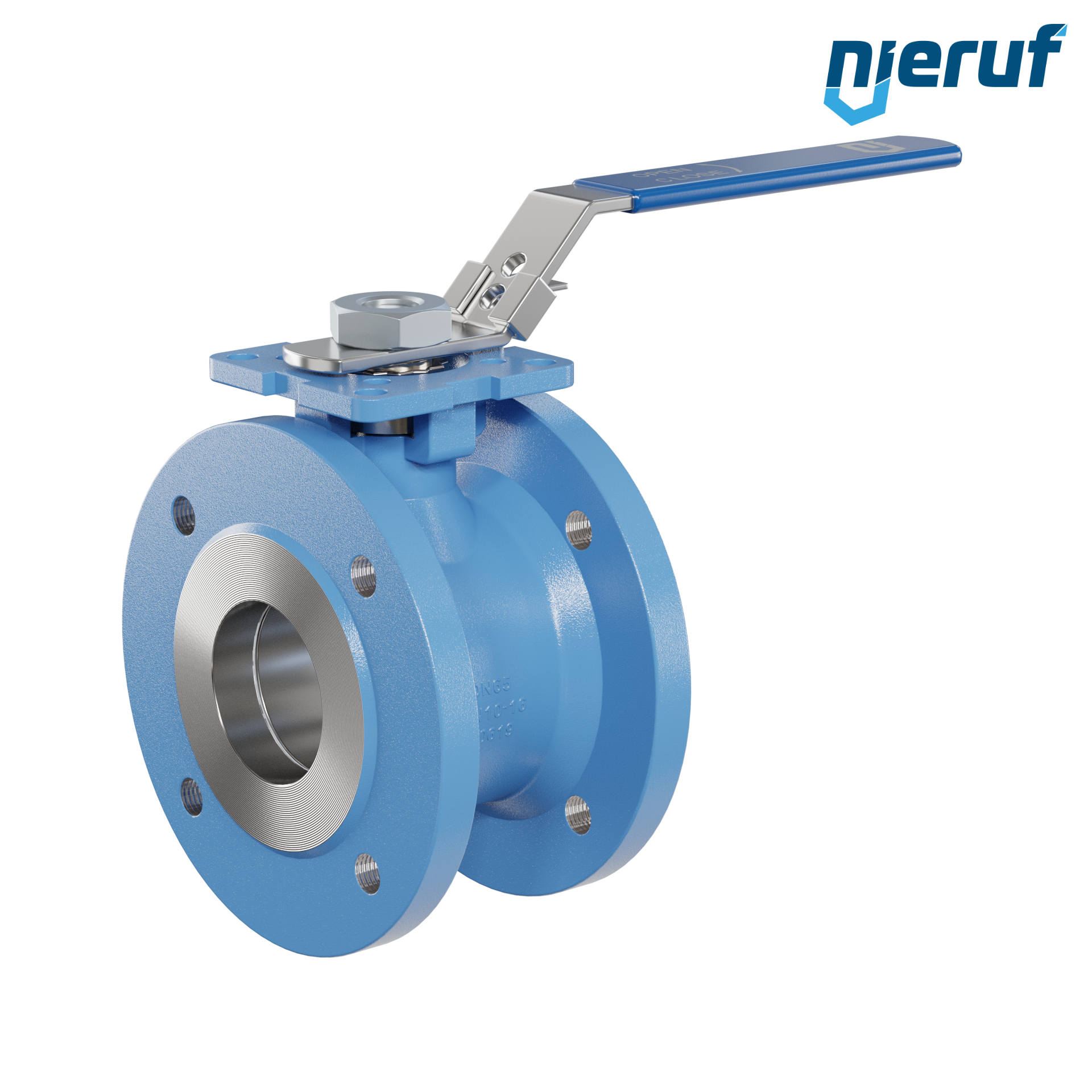 valvola a sfera dal design compatto DN65 PN16 FK03 acciaio fuso 1.0619 sfera in acciaio inossidabile 1.4408