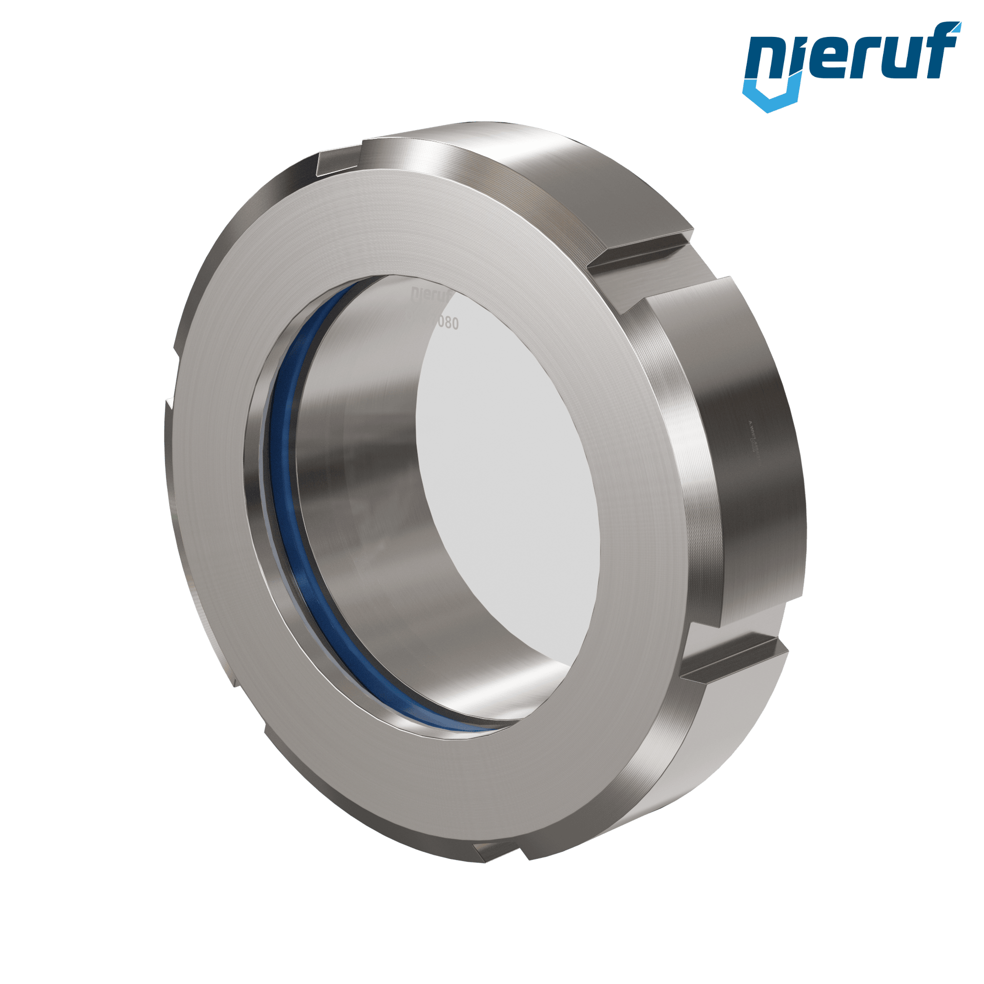 Schauglas DN80 - 3" Zoll DIN 11851 Edelstahl 1.4404 / AISI 316L