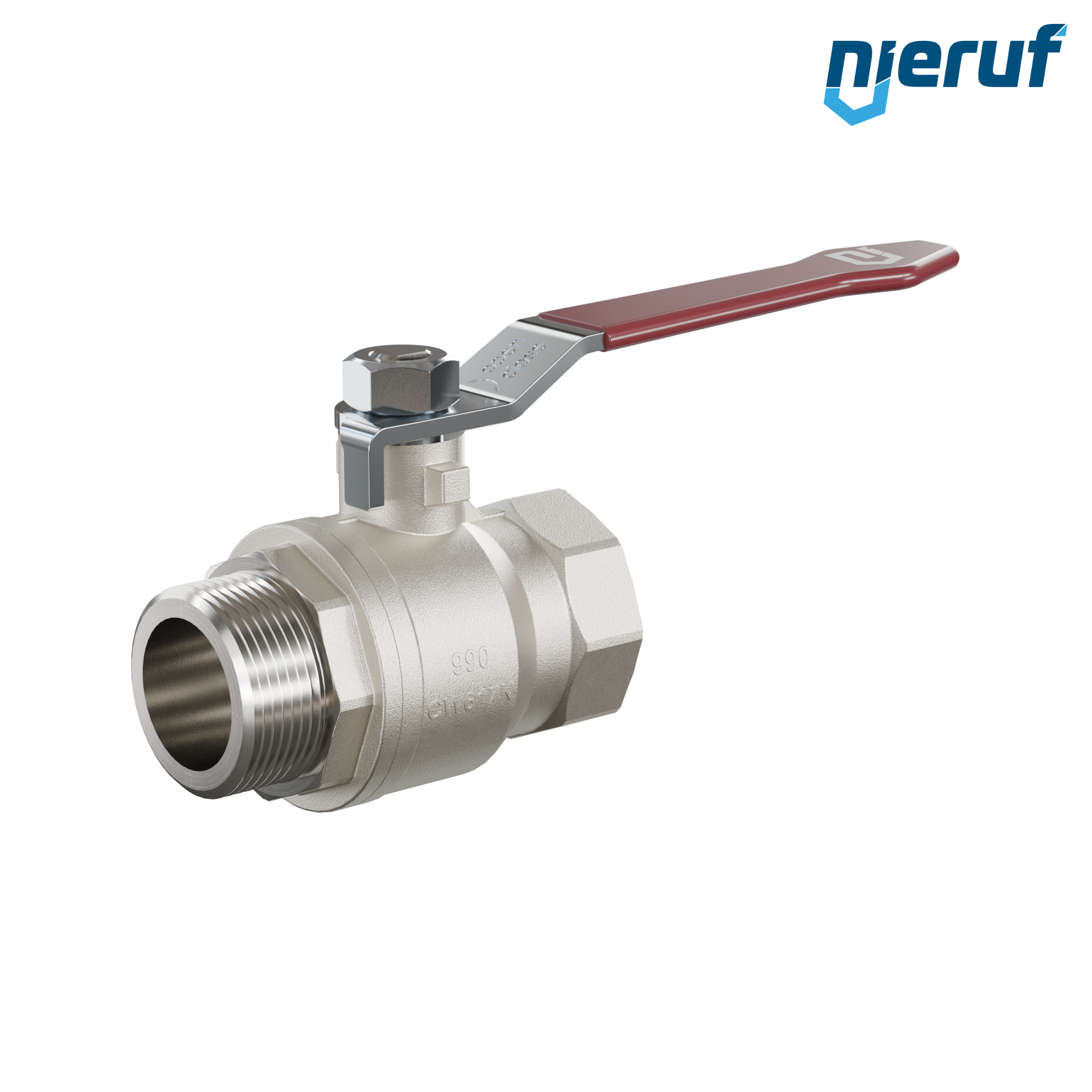 valvola a sfera a 2 vie DN25 - 1" pollici GK01 filettatura F x M