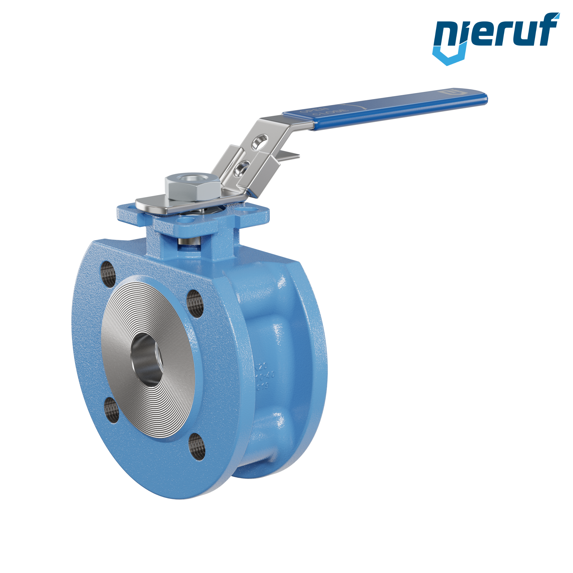 valvola a sfera dal design compatto DN20 PN40 FK03 acciaio fuso 1.0619 sfera in acciaio inossidabile 1.4408