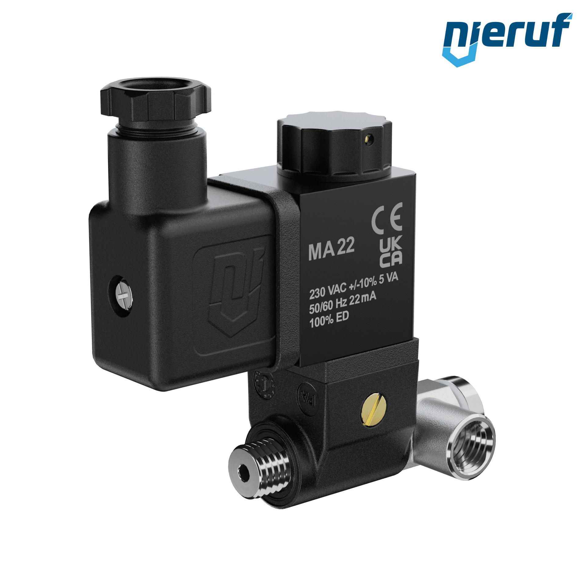 Pilotventil Eingang: G 1/8" Zoll 230V AC KV05