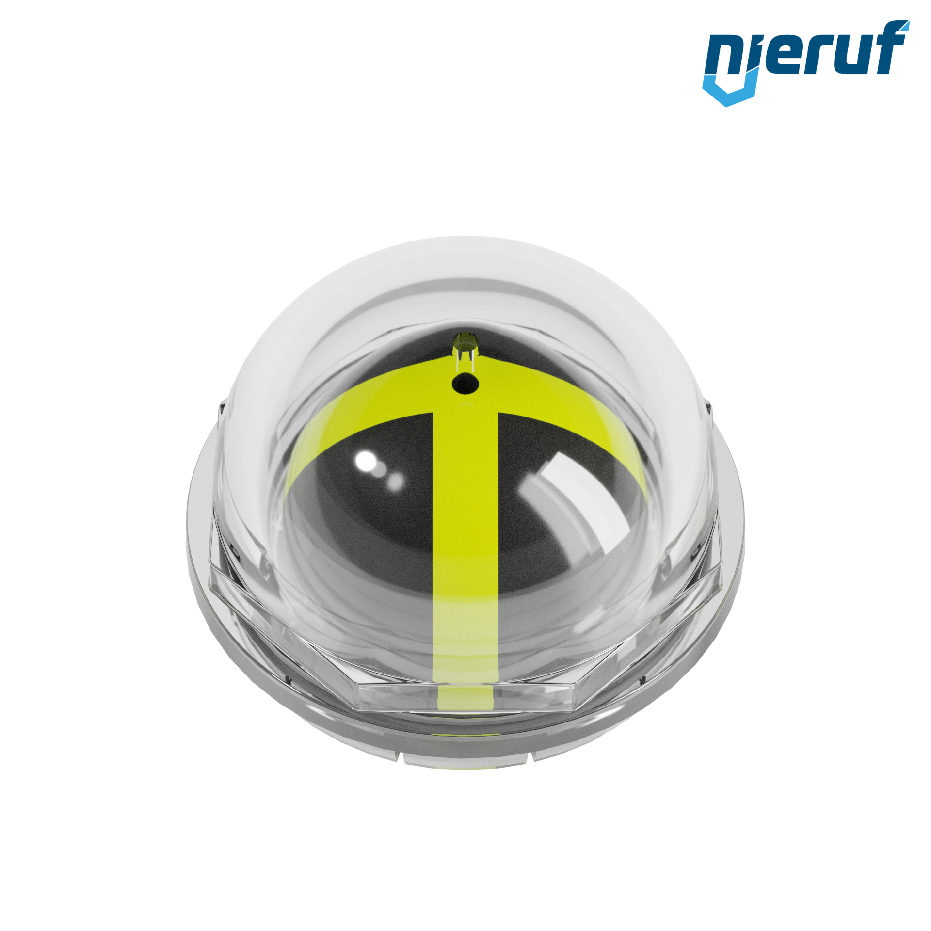 Stellungsanzeige 3-Wege Kugelhahn mit T-Bohrung für elektrischen Antrieb Typ AN03