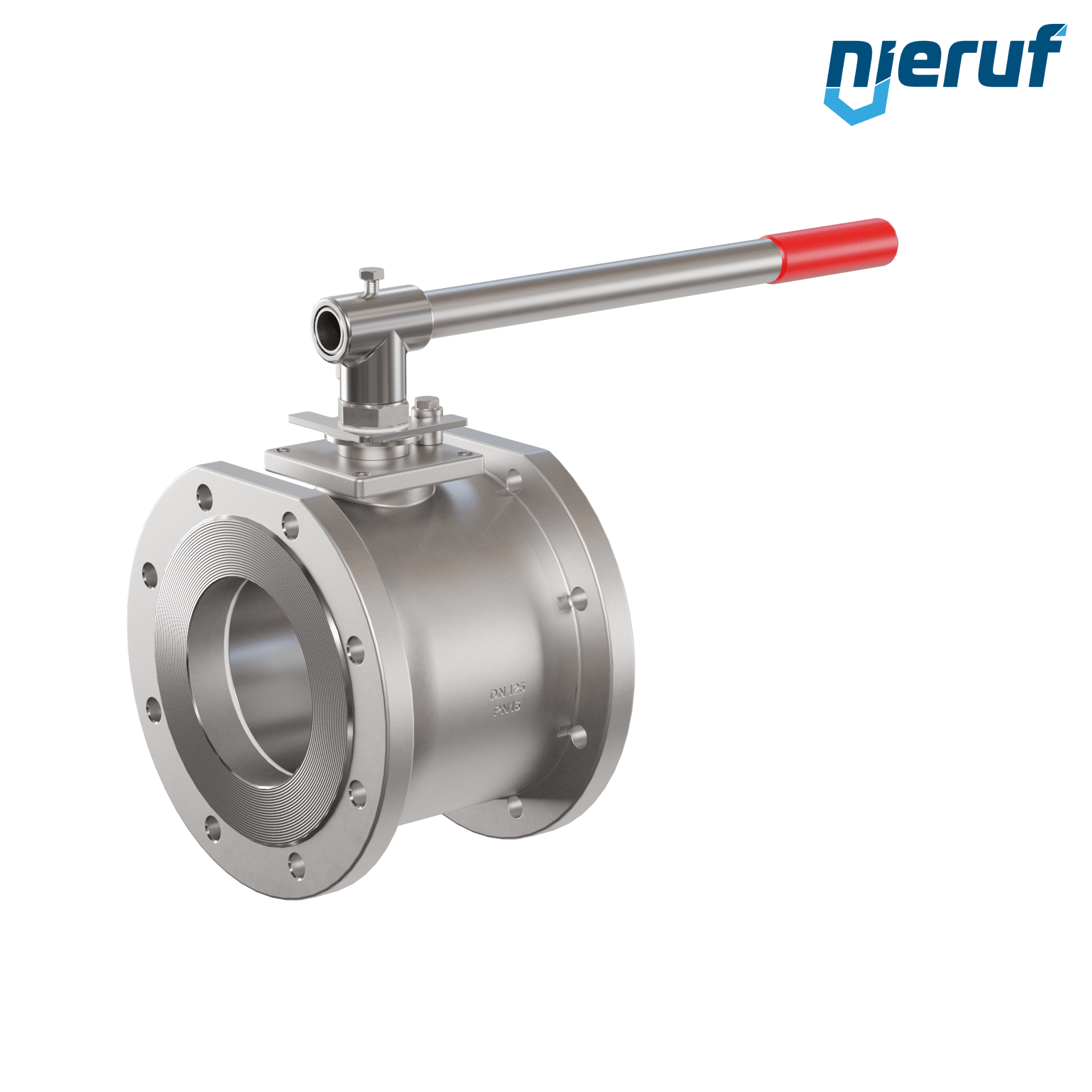 valvola a sfera dal design compatto in acciaio inossidabile DN125 PN16 FK11