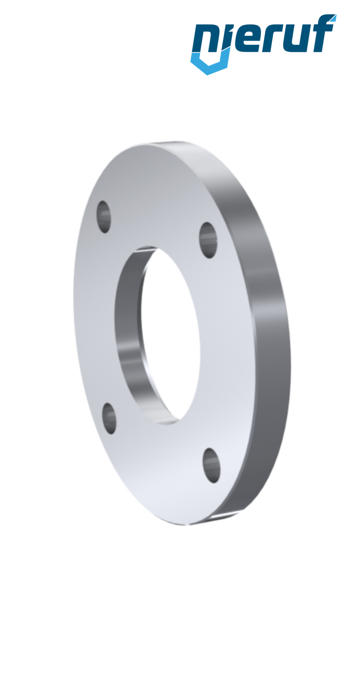 Loser Flansch DN40 PN10/16/25/40 EN1092-1 02 A 1.4541