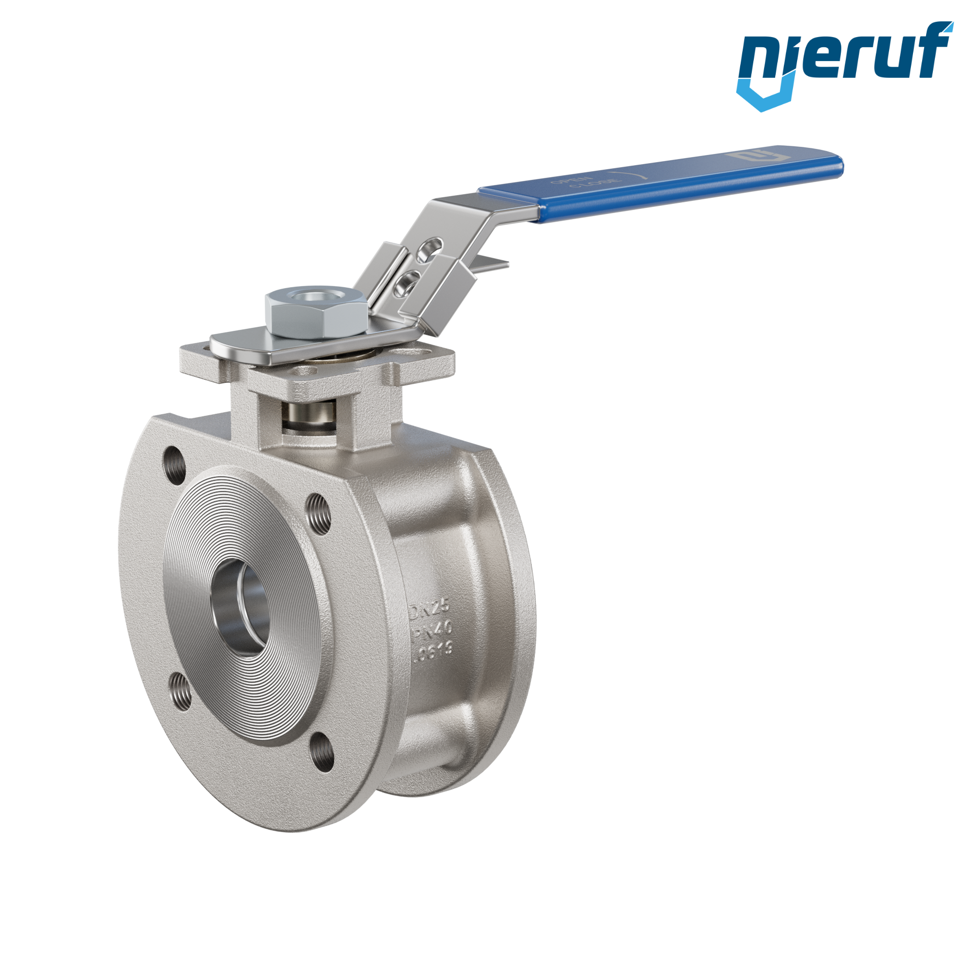 valvola a sfera dal design compatto DN25 PN40 FK04 acciaio inossidabile 1.4408