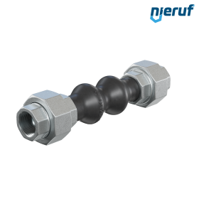 Kompensator G 3/4" Zoll Typ KP02 Stahl verzinkt EPDM