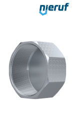 Tempergussfitting Kappe Nr. 300, DN25 - 1" Zoll verzinkt