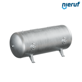 Druckbehälter liegend BE01 1000 Liter, 0-11 bar, Stahl feuerverzinkt