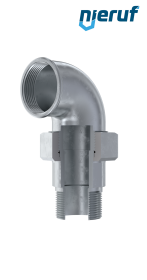 Tempergussfitting Winkelverschraubung Nr. 97, DN50 - 2" Zoll verzinkt