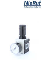 Druckregler 3/8" Zoll MD02 Innengewinde Kunststoff Polyamid NBR 0,5 - 8,0 bar