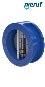 Doppelflügel-Rückschlagklappe DN100 DR02 GGG40 EPDM