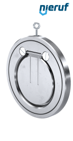 Rückschlagklappe DN150 ZR02 Edelstahl 1.4408 EPDM