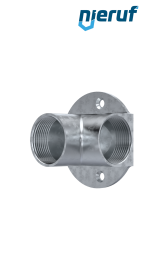 Tempergussfitting Deckenwinkel Nr. 471, DN25 - 1" Zoll verzinkt