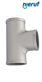 T-Stück 1" Zoll Edelstahl 316 90° Winkel IG