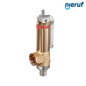 Kryo-Sicherheitsventil mit Hebel DN8 1/4" AG x 3/8" IG SV18, Edelstahl & Rotguss PTFE