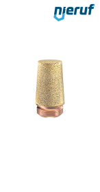 Schalldämpfer 1/4" Zoll aus Sinterbronze