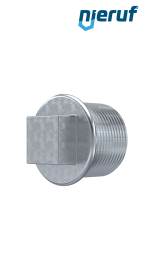 Tempergussfitting Stopfen Nr. 290, DN80 - 3" Zoll verzinkt