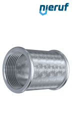 Tempergussfitting Muffe Nr. 270, DN25 - 1" Zoll verzinkt