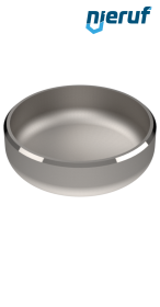 Klöpperböden DN40 48,3 mm x 2,0 mm Edelstahl 1.4571 ähnlich DIN 28011