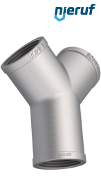 Y-Stück 1/4" Zoll Edelstahl 316 Y-Form IG
