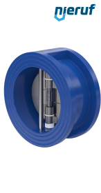 Doppelflügel-Rückschlagklappe DN80 DR02 GGG40 EPDM