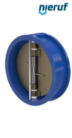 Doppelflügel-Rückschlagklappe DN300 DR04 GGG40 EPDM